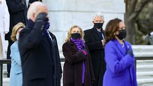 On january 20, 2021, joseph robinette biden jr. President Biden Unites With Former Presidents Obama Clinton And Bush Following Inauguration Wkyc Com
