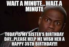 50 Happy Birthday Sister Memes To Make Her Laugh Sheideas