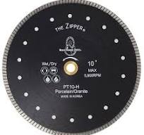 WDS Zipper Pro Porcelain Turbo Diamond Blades (4" - 10")