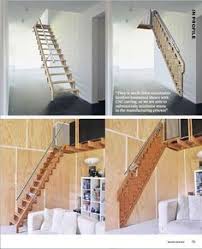 Zev Bianchi Designed These Folding Stairs Genius Must Have Tiny House Stairs House Stairs Stairs