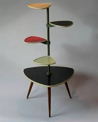 Ebay Watch 1950s Wood And Formica Plant Stand Retro To Go Mid Century Decor Mid Century Furniture Retro Furniture