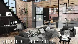 703 1 7 did you make this project? The Sims 4 Industrial Loft Cc Links Build Youtube Sims 4 Loft Living Room Sims 4 Sims House