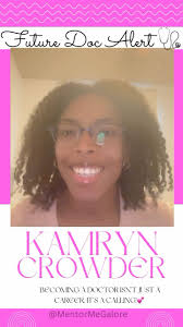Meet Kamryn and discover the passion driving her as a physician 💗 With her  story and heart, she’s ready to make an impact in medicine. 👩🏽‍⚕️ Keep  shining Dr. Crowder! ⭐️