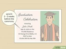 All newspaper graduation announcements need to answer the basic questions of who, what if you answer all the basic questions in the graduation ad, the newspaper should be able to take it from. 3 Simple Ways To Address Graduation Announcements Wikihow