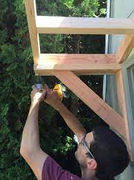 Building a small, gabled awning above an exterior doorway is a functional project that not only protects you when stepping out into a rainstorm, but adds a new visual dimension to your house. How To Build A Gable Roof Over A Front Door Joyful Derivatives