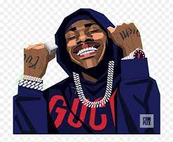 The image is png format with a clean transparent background. Baby Dababy Dababy Rap Sticker Dababy Cartoon Emoji Rap Emoji Free Transparent Emoji Emojipng Com