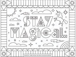 There are 1557 magic coloring pages for sale on etsy, and they cost $3.98 on average. Stay Home Color A Collection Of Free Coloring Pages To Help You Relax Dribbble Design Blog