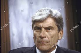 Sen John W Warner Jr Speakign Editorial Stock Photo