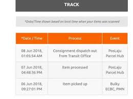 Tracking number is lw12 8937 948c n thank you, tamara r. Pos Malaysia