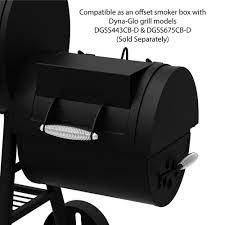 Dyna Glo Signature Series Table Top Charcoal Grill Side Firebox Dgss287cb D The Home Depot Charcoal Grill Portable Bbq Barrel Grill