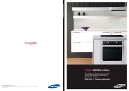Clean quickly and strongly with the new samsung dishwasher dw7500. Built In Electric Oven Samsung Home Appliances Pdf Catalogs Documentation Brochures