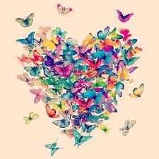 Heart Made Out Of Butterflies Art Butterfly Art Heart Art Beautiful Butterflies
