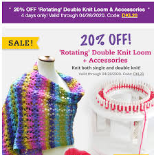 Click through to see a variety of looms and how we use them. Authentic Knitting Board Sale 20 Off On The Rotating Double Knit Loom And Accessories Https Www Knittingboard Com Rotating Double Knit Loom It S A Great Loom For Both Single And Double Knit Use On Your Lap Or On