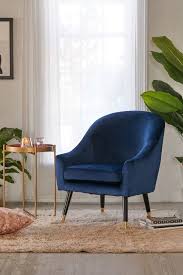 Velma Velvet Arm Chair Comfy Chairs Furniture Living Room Chairs