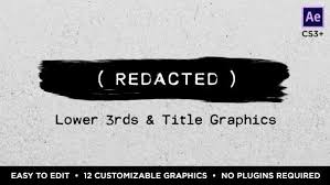To download the free pack, just click the button at the top of the page. Download Redacted Titles And Lower Thirds Free Videohive Laptrinhx