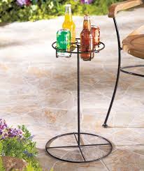 Outdoor Beverage Tables Metal Patio Furniture Drink Table Garden Furniture Sets