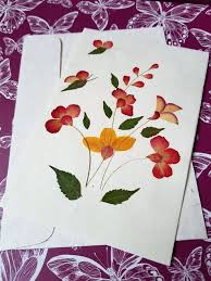 Diy paper greeting cards,how to make simple greeting cards,new year greeting card Awesome How To Make Greeting Card With Dry Leaves And Flowers And View How To Make Greetings Pressed Flowers Leaves And Flowers
