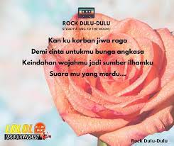 Kau kukenang wahai bunga putra bangsa harga jasa kau cahya pelita bagi indonesia merdeka. Lirik Lagu Bunga Angkasa Terra Rossa Rock Dulu Dulu Facebook