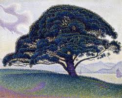 Dibujo de puntillismo de arbol bonito y facil. Tecnica Del Pincel Tipos De Pinceladas Y Estilos Pictoricos