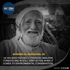 Share motivational and inspirational quotes by sunderlal bahuguna. We Salute Your Spirit Sunderlal Bahuguna Hosh Inspirationalstories Stories Awakening Things To Come Historical
