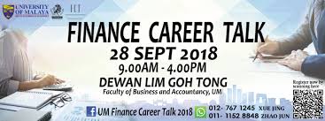 The faculty of business administration (cuhk business school) offers bachelor of business administration, mba, emba degree courses as well as a leader in business education in the region, the faculty provides top quality programmes of study through its two schools and four departments. Um Finance Career Talk 2018 Home Facebook