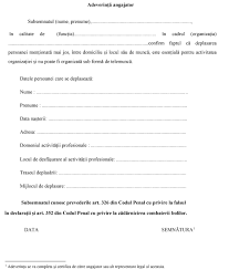 Descarcă modelul de adeverinta deplasare. Model Adeverinta Angajator 1 Glasul Hunedoarei