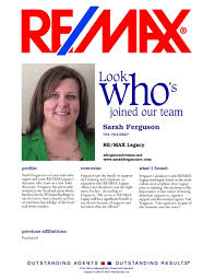 Pin By Re Max Legacy On Look Who S Joined Re Max Legacy Sarah Ferguson Remax Supportive