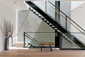 A wide variety of stainless steel glass staircase options are available to you, such as graphic design, total solution for projects, and. Dumican Mosey Architects Noe Valley Residence Steel Glass Staircase Modern Staircase San Francisco By Dumican Mosey Architects Houzz Uk
