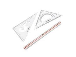 Geometry is an important part of drawing and mathematic. Scale Ruler 30cm Engineer Triangular Scale Architect Rulers 1 100 1 500 Plastic With 30 60 45 Degree Triangle Ruler Newegg Com