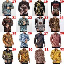 Contoh batik yang dipadukan dengan kain polos, lurik, brokat, untuk ke pesta atau hari biasa. Jual Kemeja Batik Lengan Panjang Baju Kantor Pria Seragam Batik Batik Murah Batik Kombinasi Batik Songket Batik Solo Batik Jogja Di Lapak Grosir Batik Pekalongan Bukalapak