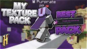 Pack de texture pvp bedwars. Best Purple Minecraft Pvp Texture Pack 1 7 10 1 8 9 1 16 5 1 17 32x Fps Boost Hypixel Bedwars Youtube