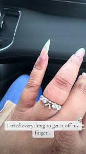 6 weeks before I can get the ring re-sized and re-set the diamond. 6 weeks  too long😫 #good #diamond #ring #removal #engagement #jewelry #jeweler  #fypシ #fyp #cut #off #fashion #whitegold #love