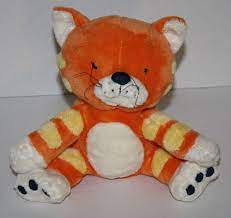 Target Plush Cat Orange White Tabby Yellow Stripes Soft Stuffed Animal Toy 10 Soft Stuffed Animals Pet Toys Orange Tabby Cats