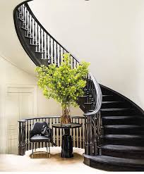 If you want to experiment, you can buy small wall sticker and stick something on the stairs or on the wall with it. Nothing Like A A Dark Staircase Against A White Wall By Davidhowelldesign Art Interior Interiordesign Dark Staircase Stairs Painted Staircases