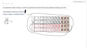 And that makes 4 kings in a deck of cards. 52 Card Deck What Is The Probability Of Drawing A Red Card Youtube