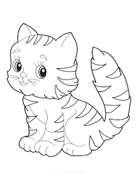 You can find here 2 free printable coloring pages of realistic cat. 61 Cat Coloring Pages For Kids Adults Free Printables
