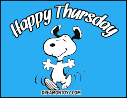 Happy thursday images, stock photos & vectors. Pin By Mommy On Happy All Holidays Events Snoopy Happy Dance Happy Snoopy Snoopy Pictures