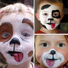 Maquillage Halloween 48 Photos Et Instructions Faciles Maquillage Halloween Enfant Maquillage Halloween Maquillage Chien