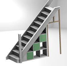 And sometimes you don't see it when it's right under your nose. Expedit Under Stairs Storage Ikea Hackers