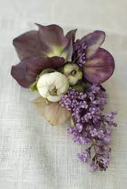 Mother Of The Bride Corsage Hellebore Ranunculus And Lilac Bride Flowers Mother Of The Bride Flowers Corsage Wedding