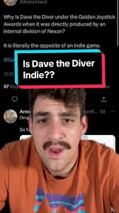 what makes a game “indie”?? #greenscreen #gamingontiktok #teachergamer  #davethediver #indiegames #