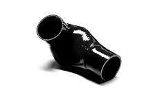 BOOST Products Cobra Head Silicone Hose 90 degree Elbow 63.5mm (2.5"), black