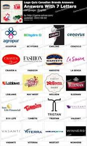 Logo Quiz Canadian Brands With 7 Letters Logo Quiz Logo Answers Logo Quiz Answers