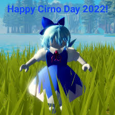 Happy Cirno Day 2022! by Gryfieh. -- Fur Affinity [dot] net