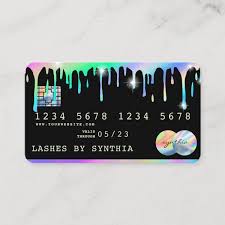 Fees charged to a spark miles select card, any capital one card that is not a spark miles card or paid for with paypal® are not eligible for a statement credit. Holograph Drips Modern Credit Card Zazzle Com In 2021 Debit Card Design Rainbow Business Card Credit Card Design