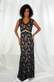 25% off maxi abito elegante a maniche lunghe in tinta unita con disegno incrociato in pizzo 0 recensione cod. Abito Lungo Nero In Pizzo Rebrode Effetto Nude Look Atelierrita Alta Moda Sartoria Artigianale Abiti