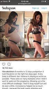 After having a baby, your clothing size, breast shape, hip width and even your shoe size might be different. Hilaria Baldwin After Pregnancy Post October 2018 Babies Forums What To Expect