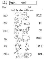 Animals And Their Babies Worksheet Animals And Their Babies Worksheets For Kindergarten English Activities For Kids English Activities Kindergarten Worksheets