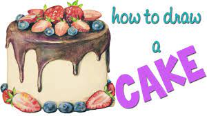 50 drawing birthday cakes ranked in order of popularity and relevancy. How To Draw A Cake With Colorpaperprincess Youtube