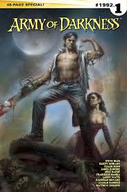 A sequel to the evil dead and evil dead ii, army of darkness was again directed by sam raimi, written by raimi and his brother ivan, produced by robert tapert. Army Of Darkness 1992 1 Evil Dead Wiki Fandom